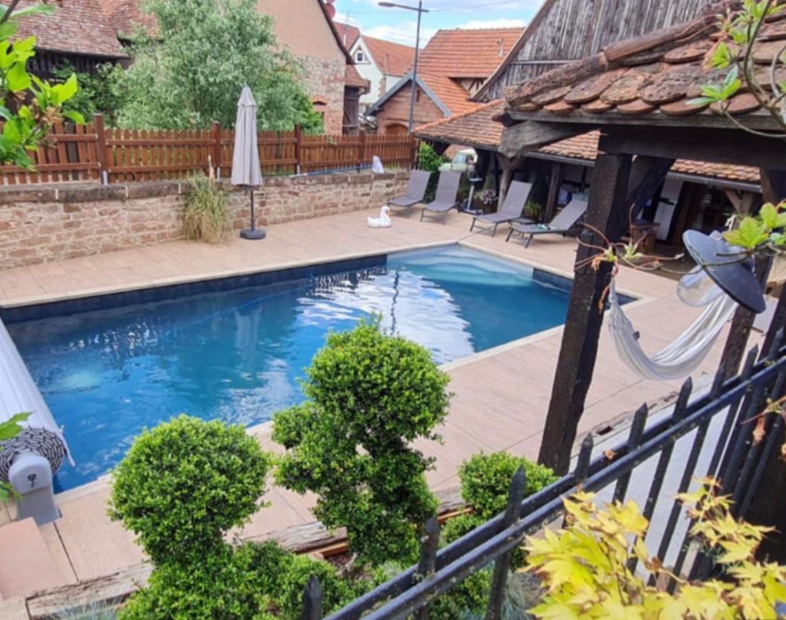 Le Clos Bleu - Gite Rural Schillersdorf Eksteriør bilde
