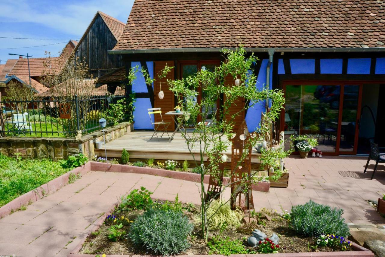 Le Clos Bleu - Gite Rural Schillersdorf Eksteriør bilde